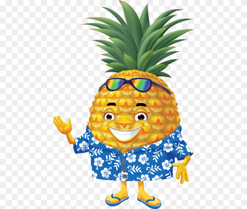480x711 Pineapple Clipart Character Illustration, Food, Fruit, Plant, Produce PNG