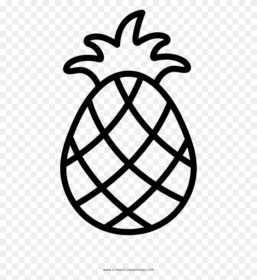 449x855 Pineapple Coloring, Gray, World Of Warcraft HD PNG Download