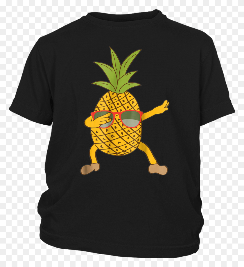 928x1025 Pineapple Dab Pose Shirt T Shirt, Clothing, Apparel, Plant HD PNG Download