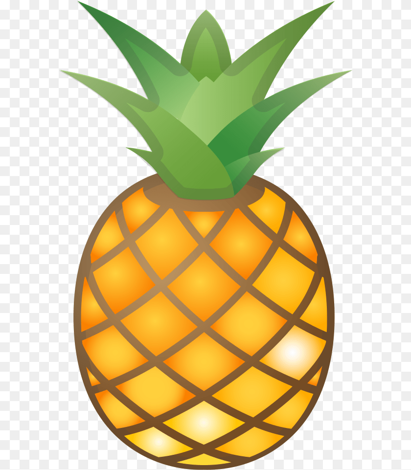 Pineapple Emoji Pineapple Emoji, Food, Fruit, Plant, Produce Clipart PNG