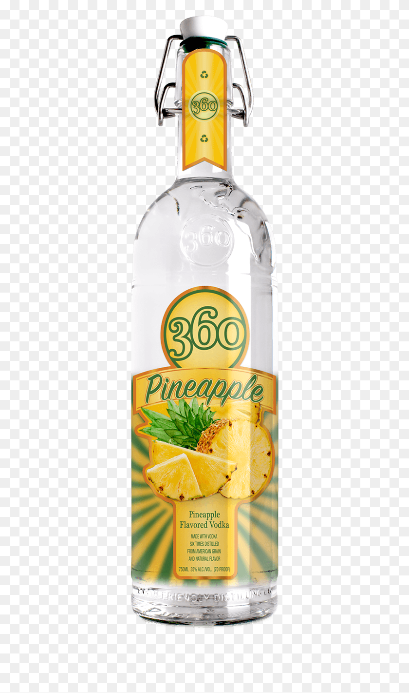 306x1361 Pineapple Flavored Vodka 360 Red Delicious Apple Vodka, Plant, Beverage, Drink HD PNG Download