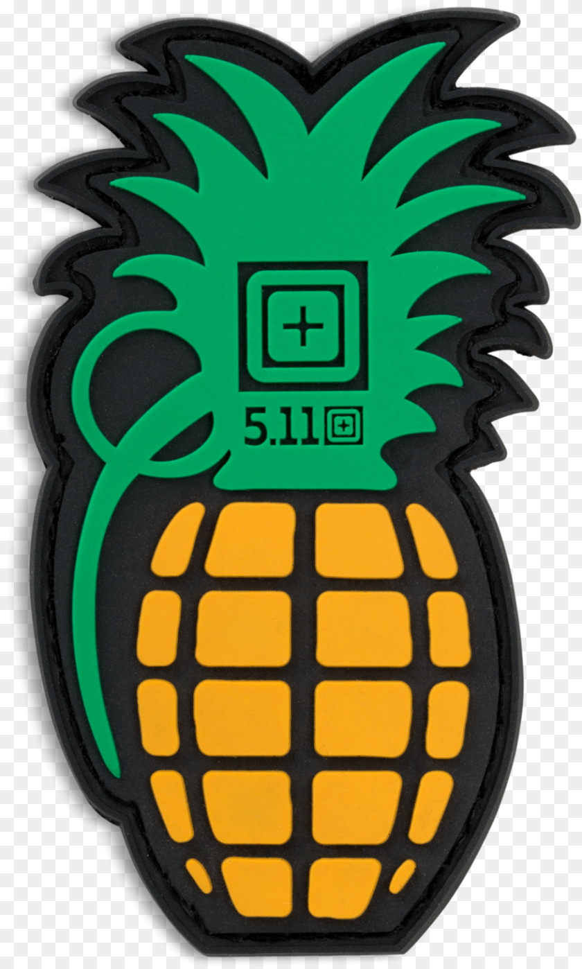 Pineapple Grenade Patch 511 Tactical Pineapple Grenade Patch, Produce, Plant, Food, Fruit PNG