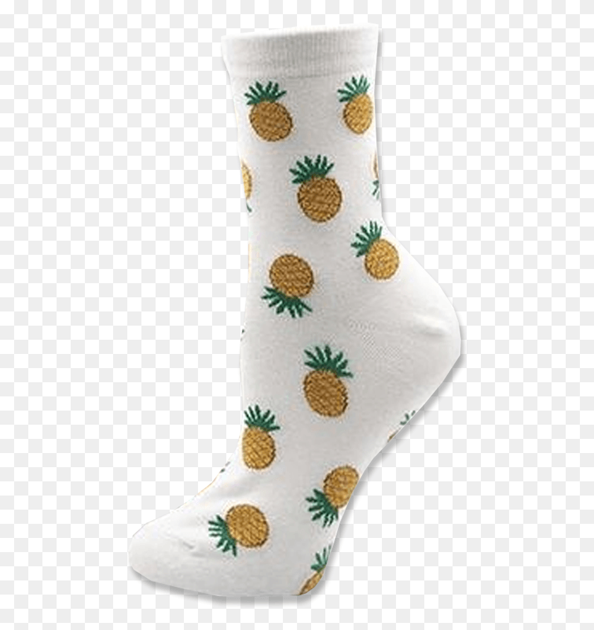 486x830 Pineapple Socks Sock, Stocking, Christmas Stocking, Gift HD PNG Download