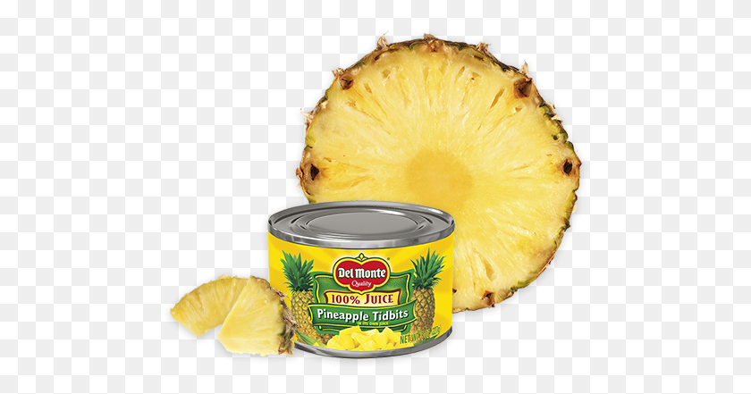 477x381 Pineapple Tidbits In 100 Juice Del Monte Crushed Pineapple In 100 Juice, Plant, Fruit, Food HD PNG Download