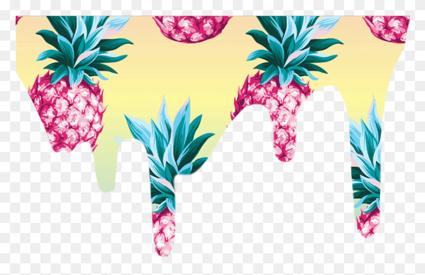901x559 Pineapple Wallpaper Pink Cute Pineapple, Plant, Fruit, Food HD PNG Download