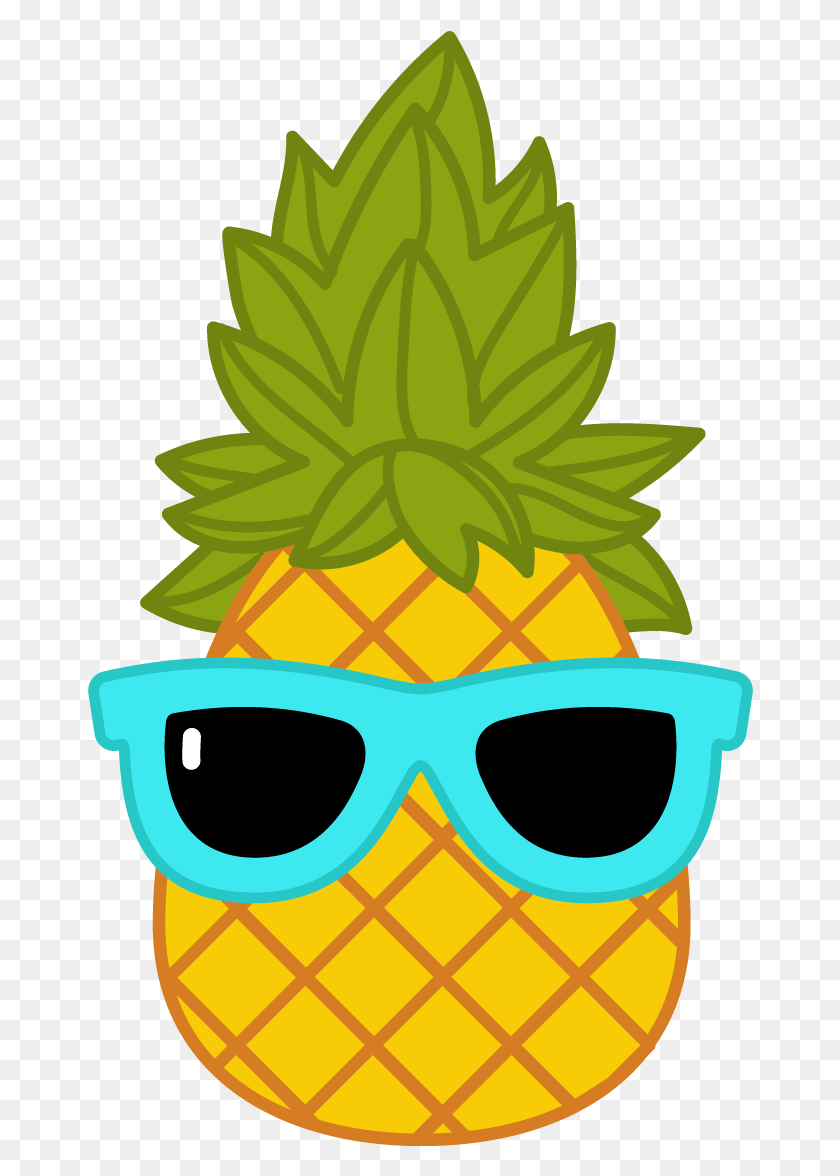 666x1116 Pineapple With Sunglasses, Plant, Fruit, Food HD PNG Download