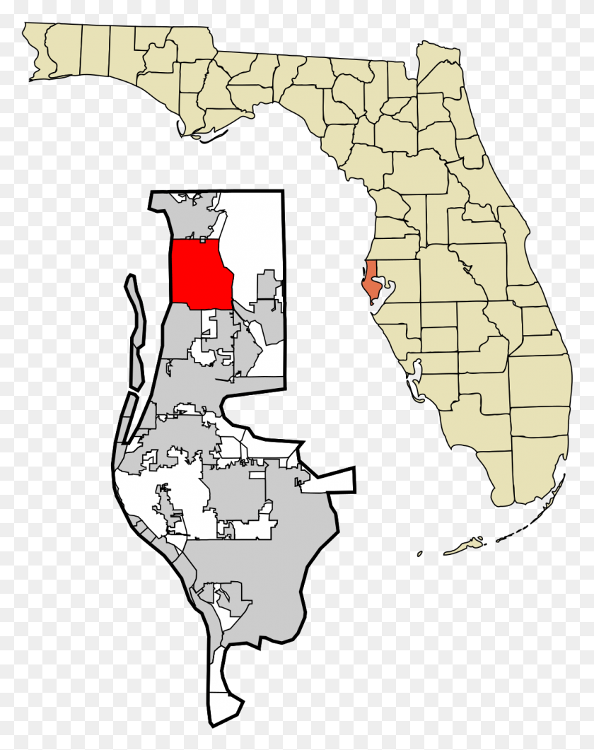 1094x1404 El Condado De Pinellas, Florida Png