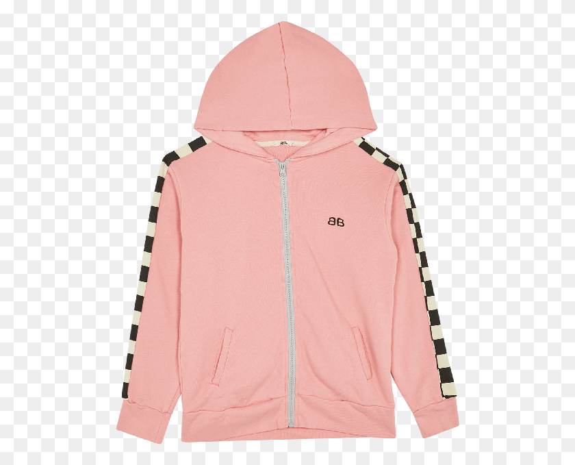 503x619 Pink Adkin Hooded Jacket Hoodie, Clothing, Apparel, Sweatshirt HD PNG Download