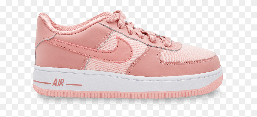 629x323 Pink Air Force 1 Lv8 Trainers Air Force 1 Lv8 Pink, Shoe, Footwear, Clothing HD PNG Download