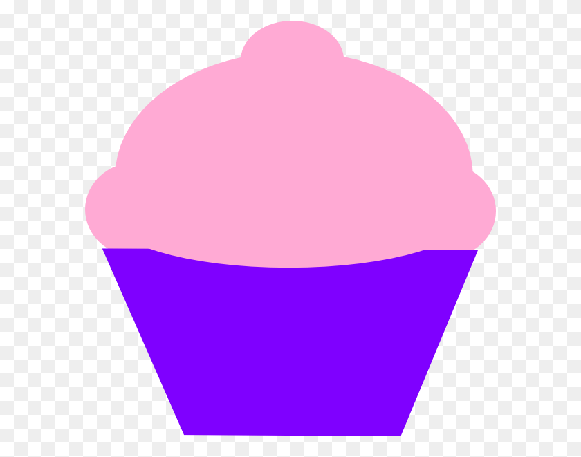 594x601 Pink And Curple Cupcake Svg Clip Arts 594 X 601 Px, Gorra De Béisbol, Gorra, Sombrero Hd Png