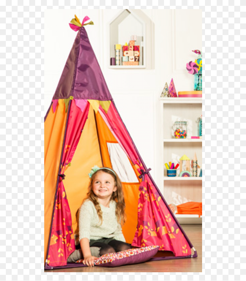 540x901 Pink And Orange Teepee Tent, Person, Human, People HD PNG Download