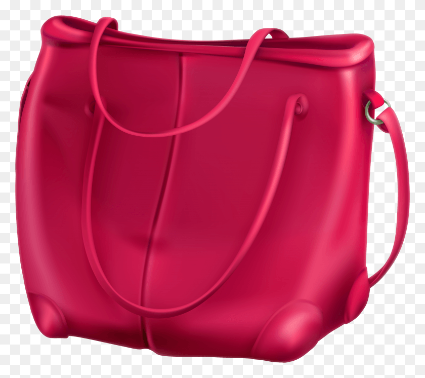 4863x4278 Pink Bag Clip Art Clip Art Bag HD PNG Download