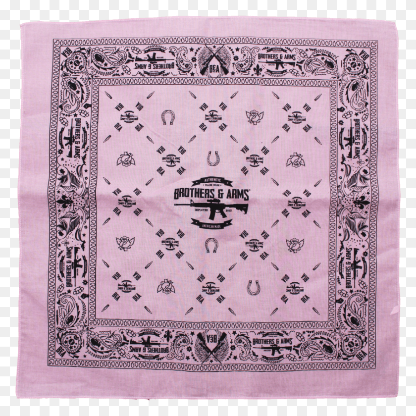 857x858 Pink Bandana Circle, Rug, Clothing, Apparel HD PNG Download