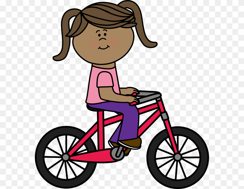 600x650 Pink Bicycle Cliparts, Baby, Person, Face, Head Sticker PNG