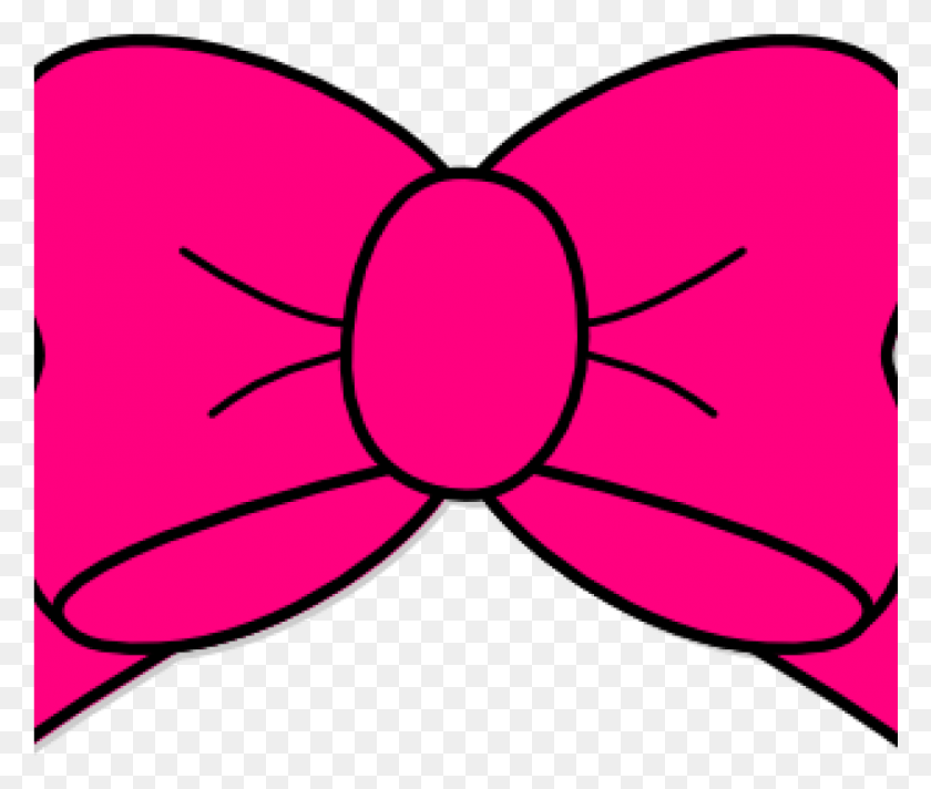 1025x857 Pink Bow Clipart Hot Pink Bow Clip Art At Clker Vector Red Hair Bow Clipart, Tie, Accessories, Accessory HD PNG Download