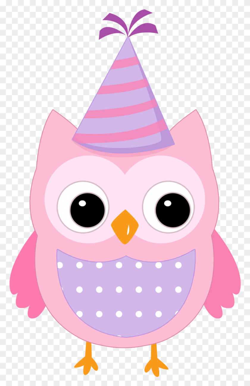 928x1473 Pink Bow Clipart Owl Birthday Owl Clipart, Clothing, Apparel, Party Hat HD PNG Download