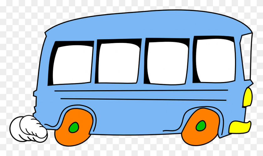 960x540 Pink Bus Clip Art, Minibus, Van, Vehicle HD PNG Download