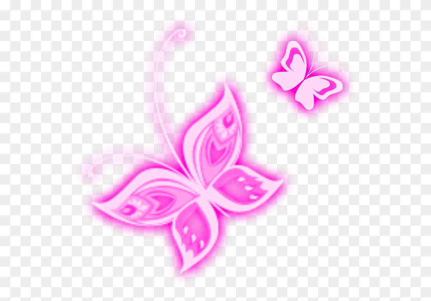 548x527 Pink Butterfly Butterfly Clip Art Butterfly Wallpaper Pink Butterfly Transparent Background, Pattern, Animal, Flower HD PNG Download