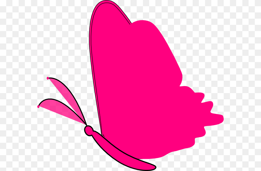 600x551 Pink Butterfly Clipart, Clothing, Flower, Hat, Petal PNG