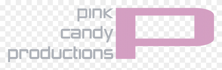 2191x585 Pink Candy Productions Logo Transparent Graphics, Text, Alphabet, Label HD PNG Download
