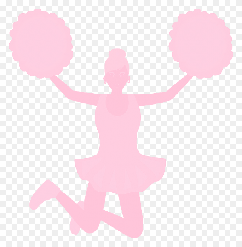 800x821 Pink Cheerleaders Transparent Transparent Pink Cheerleader, Person, Human, Dance HD PNG Download