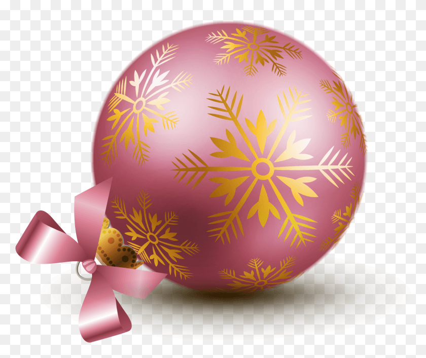 1593x1321 Pink Christmas Balls, Easter Egg, Egg, Food HD PNG Download