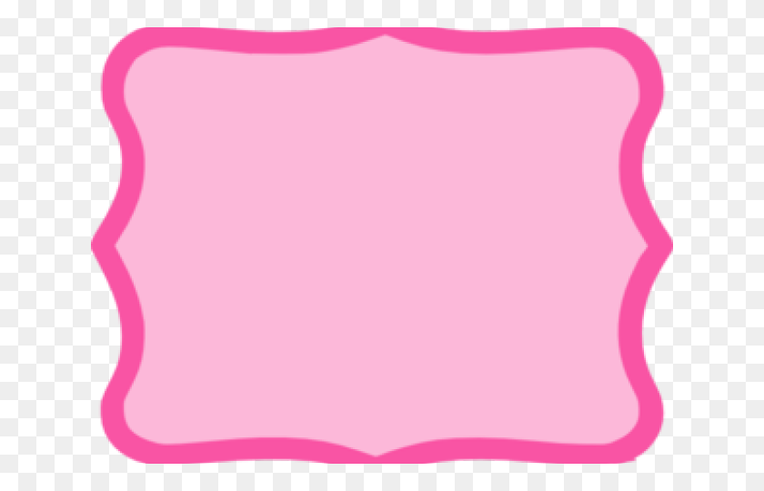 640x480 Pink Clipart Borders, Pillow, Cushion, Text HD PNG Download