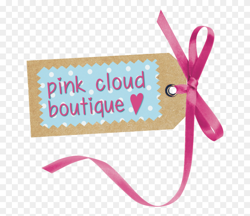 664x667 Pink Cloud Boutique Construction Paper, Text, Gift HD PNG Download