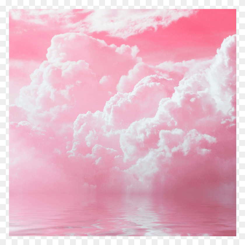 935x935 Pink Clouds Background Pink Aesthetic Background, Nature, Outdoors, Sky Descargar Hd Png