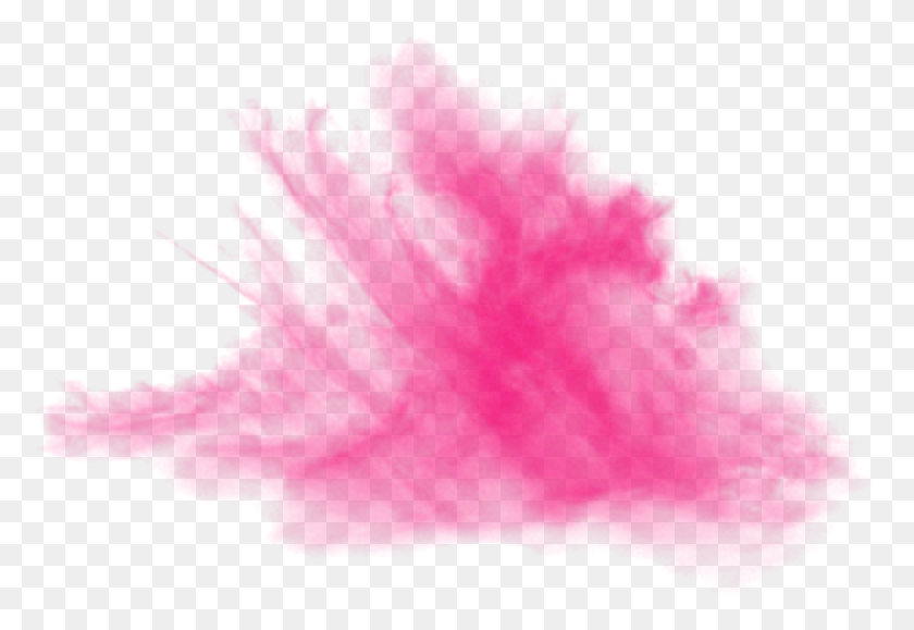1024x682 Pink Color Smoke, Flower, Plant HD PNG Download