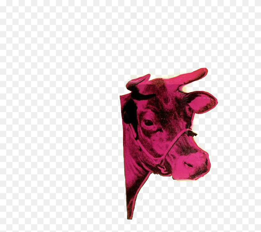 749x685 Pink Cow Andy Warhol, Glass, Light HD PNG Download