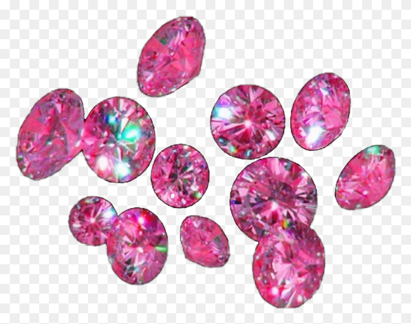 866x669 Pink Crystal Diamonds Cristales Rosados Diamantes Diamonds, Gemstone, Jewelry, Accessories Descargar Hd Png