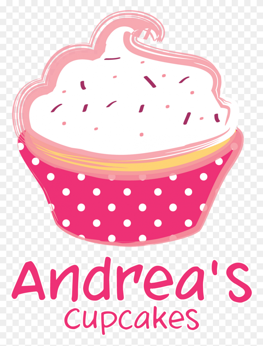 1007x1348 Pink Cupcake Logo By Tyrique Homenick I Cupcake Logo Design, Cream, Dessert, Food HD PNG Download