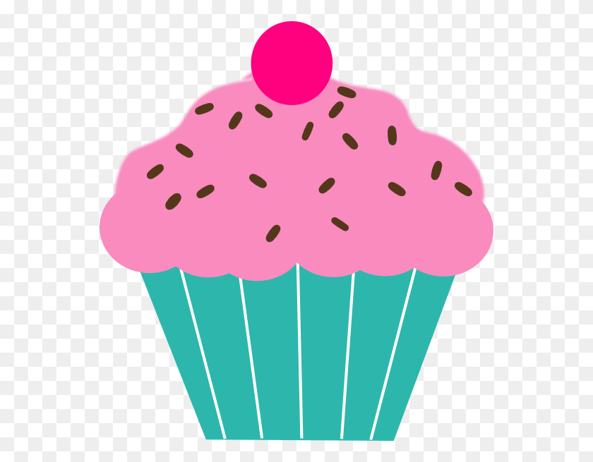 558x595 Pink Cupcake Svg Clip Arts 558 X 595 Px Pink Cupcake Clip Art, Cream, Cake, Dessert HD PNG Download