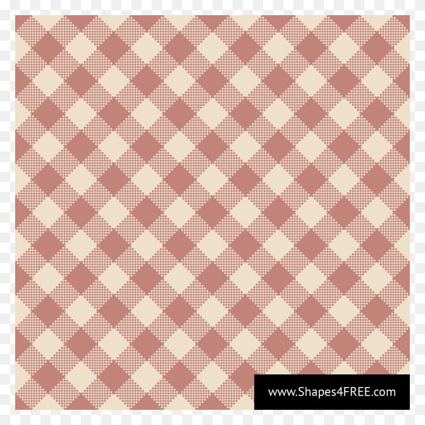 1248x1248 Pink Diagonal Gingham Pixel Pattern Vector Picnic Gingham, Rug, Tablecloth, Pattern Descargar Hd Png
