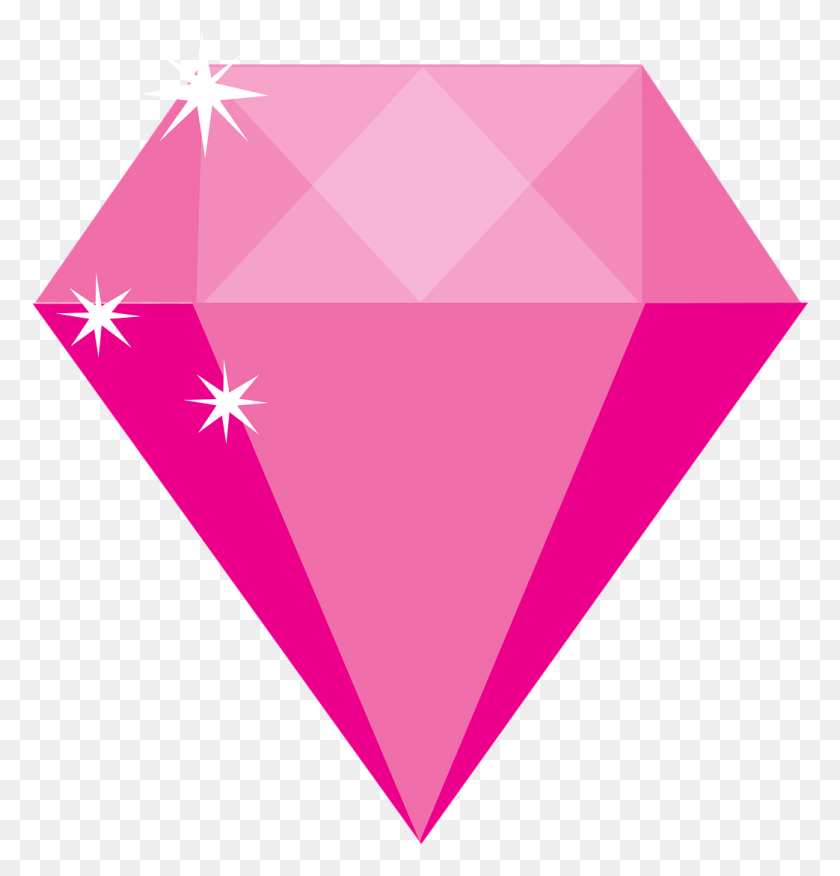 1043x1092 Pink Diamond Gem Jewel, Triangle, Rug, Heart HD PNG Download
