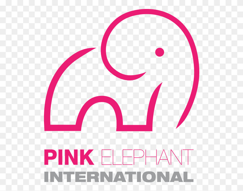 538x601 Логотип Pink Elephant International Pink Elephant, Плакат, Реклама, Символ Hd Png Скачать