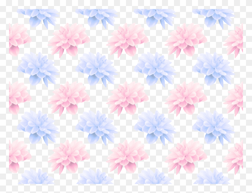 2400x1800 Pink Flower Clipart Blue Pattern, Flower, Plant, Blossom HD PNG Download