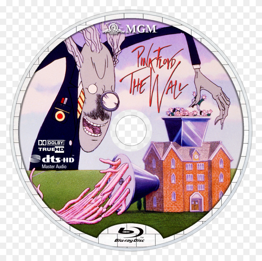 1000x1000 Pink Floyd The Wall Bluray Disc Image Film The Wall Pink Floyd, Disk, Dvd, Poster HD PNG Download