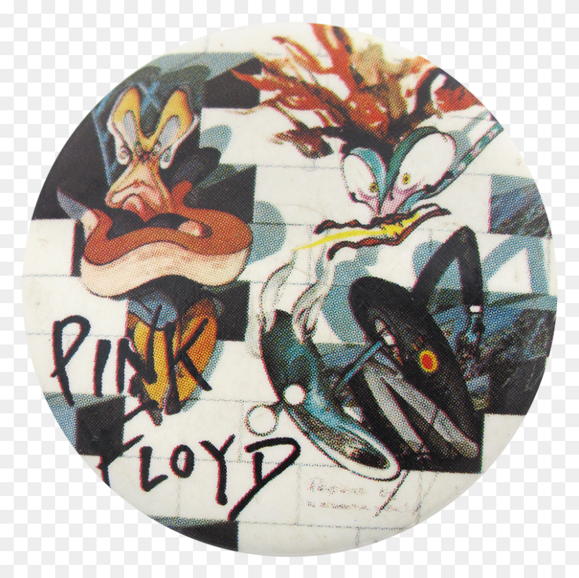 804x803 Pink Floyd The Wall Music Button Museum Pink Floyd The Wall Inside, Logo, Symbol HD PNG Download