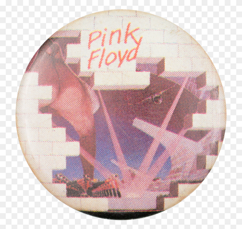 735x735 Pink Floyd The Wall Music Button Museum Pink Floyd The Wall Inside, Helmet, Clothing, Apparel HD PNG Download