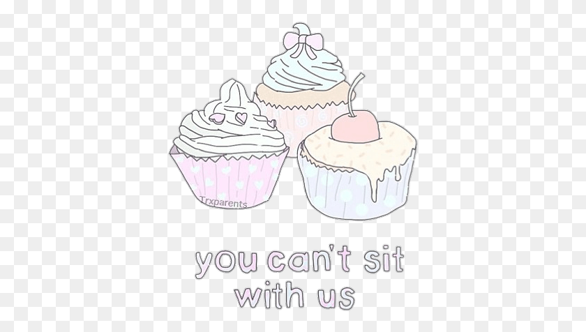 Pink Girls Kawaii Cute Tumblr Dreams Cupcake Cupcake, Крем, торт, десерт HD PNG скачать
