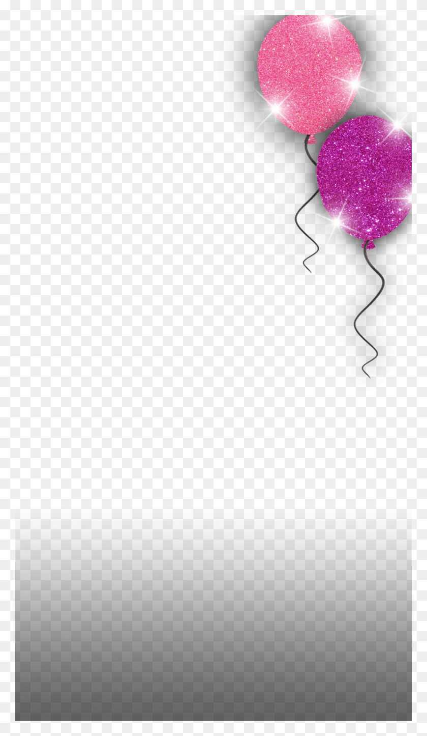 1080x1920 Pink Glitter Balloon Illustration, Plant, Flower, Blossom Descargar Hd Png