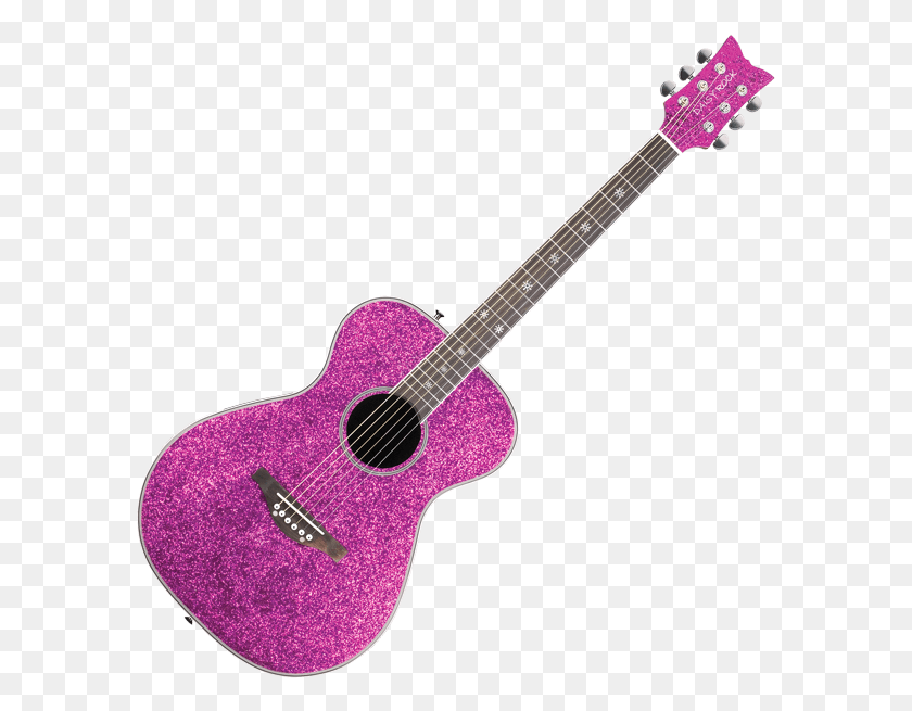 589x595 Розовая Блестящая Гитара Fender Тим Армстронг Hellcat Red, Досуг, Музыкальный Инструмент, Бас-Гитара Png Скачать