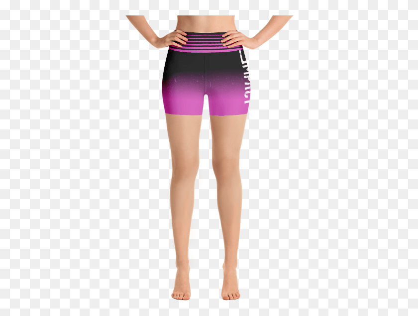 340x575 Pink Gradient Shorts Leggings, Clothing, Apparel, Pants Descargar Hd Png