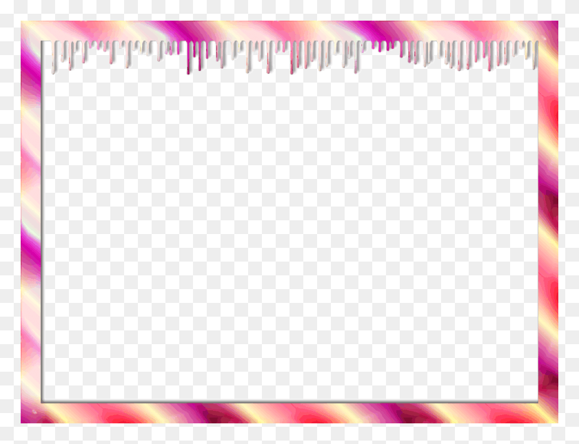 1024x768 Pink Ice Border Frame Border Frame, Graphics, Text HD PNG Download
