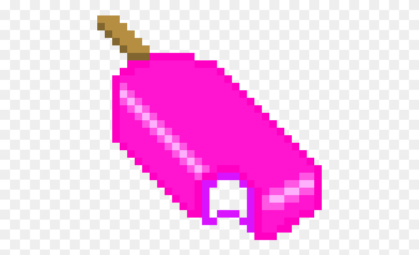 451x451 Pink Ice Cream Bar Pixel Art, Weapon, Weaponry, Arrowhead HD PNG Download