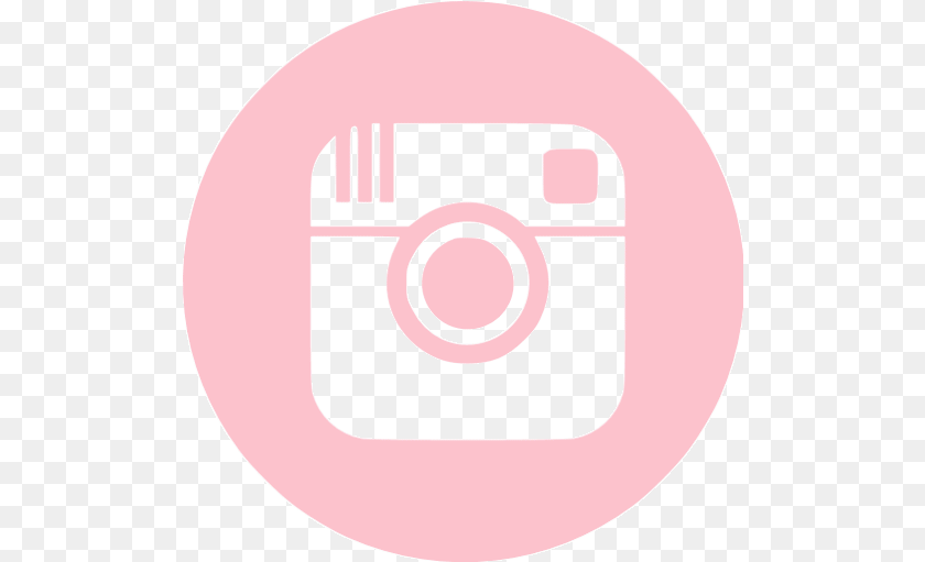 510x511 Pink Instagram 4 Icon Pink Social Icons Castle Of Marostica, Electronics, Disk, Camera, Photography Sticker PNG