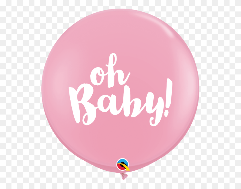 551x600 Pink Latex Balloons Smiley Face, Ball, Balloon HD PNG Download