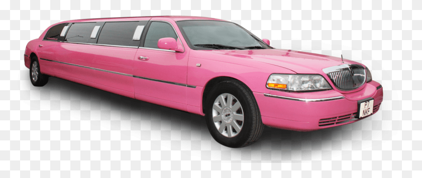 1138x431 Pink Limousine, Tire, Wheel, Machine HD PNG Download